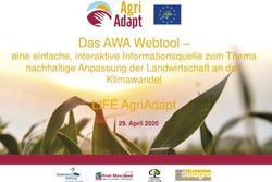 Das AWA Webtool - LIFE AgriAdapt - eine einfache, interaktive Informationsquelle zum Thema nachhaltige Anpassung der Landwirtschaft an den ...