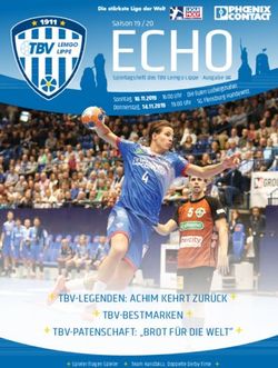 TBV Echo (Saison 2019/2020 - Ausgabe 4) - TBV Lemgo