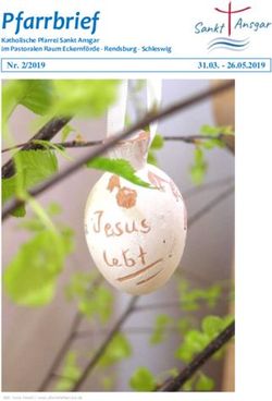 Pfarrbrief Nr.2/2019 31.03.-26.05.2019 - Pastoraler Raum Eckernf&ouml;rde Rendsburg Schleswig