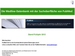 Die Medline-Datenbank mit der Suchoberfläche von PubMed