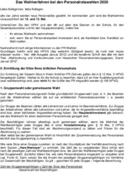 Das Wahlverfahren bei den Personalratswahlen 2020