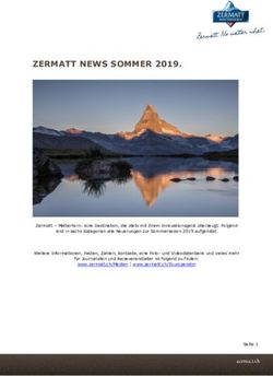 ZERMATT NEWS SOMMER 2019 - Zermatt-Matterhorn