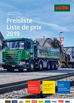 Preisliste Liste de prix 2019 - Hurni AG
