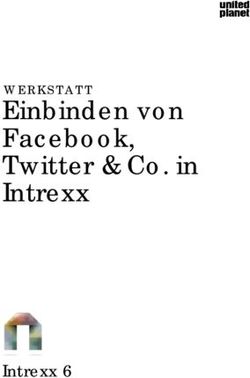 Einbinden von Facebook, Twitter & Co. in Intrexx - Intrexx 6