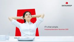 IT's that simple. Analystenpr&auml;sentation November 2020 - Datagroup