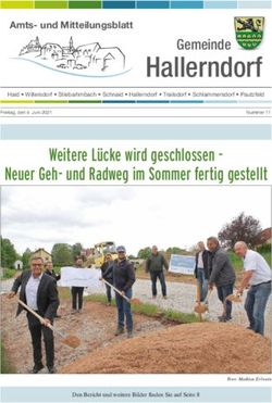 Weitere L&uuml;cke wird geschlossen - Neuer Geh- und Radweg im Sommer fertig gestellt - Den Bericht und weitere Bilder finden Sie auf Seite 8 ...
