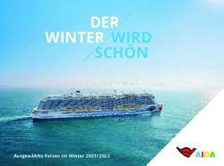 DER WINTER WIRD SCH&Ouml;N - Ausgew&auml;hlte Reisen im Winter 2021 / 2022 - AIDA Cruises