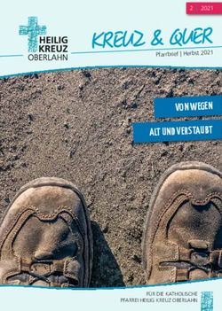 VON WEGEN ALT UND VERSTAUBT - 2 | 2021 - Pfarrei Heilig Kreuz Oberlahn