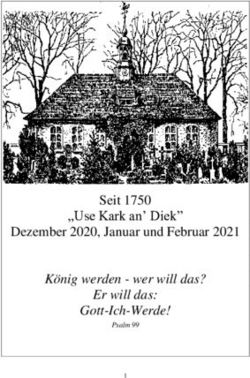 "Use Kark an' Diek" Dezember 2020, Januar und Februar 2021 - König werden - wer will das? Er will das: Gott-Ich-Werde!