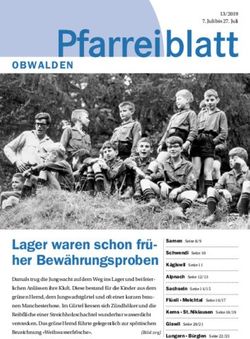 Lager waren schon fr&uuml;- her Bew&auml;hrungsproben - Kirche ...