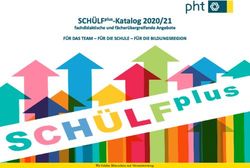 SCHÜLFplus-Katalog 2020/21 - fachdidaktische und fächerübergreifende Angebote FÜR DAS TEAM - FÜR DIE SCHULE - FÜR DIE BILDUNGSREGION - PH Tirol