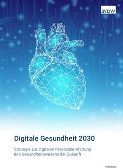 Digitale Gesundheit 2030 - Strategie zur digitalen Potenzialentfaltung des Gesundheitswesens der Zukunft - Taylor Wessing