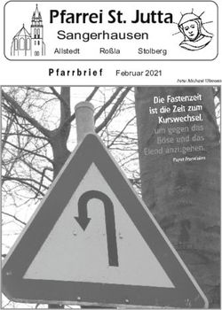 Pfarrei St. Jutta Sangerhausen Allstedt - Am 29. Mai 1894 wurde unsere Kirche dem - Kath. Pfarrei St. Jutta Sangerhausen