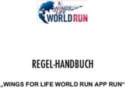REGEL-HANDBUCH "WINGS FOR LIFE WORLD RUN APP RUN"