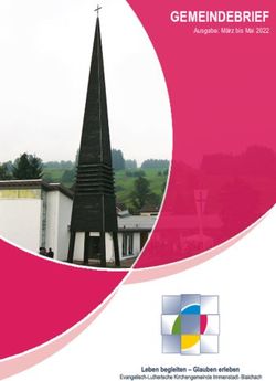 GEMEINDEBRIEF Ausgabe: M&auml;rz bis Mai 2022 - Evangelisch-Lutherische Kirchengemeinde ...