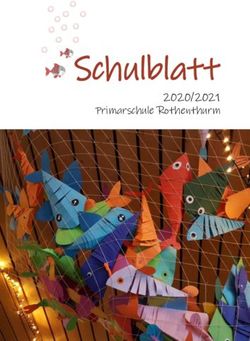 Schulblatt 2020/2021 Primarschule Rothenthurm