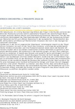 B'ROCK ORCHESTRA // PROJEKTE 2022-23