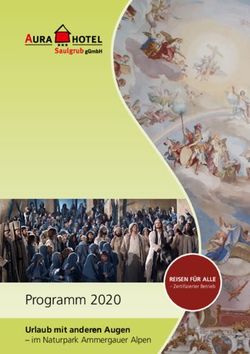 Programm 2020 Urlaub mit anderen Augen - im Naturpark Ammergauer Alpen en - REISEN F&Uuml;R ALLEE - AURA Hotel Saulgrub