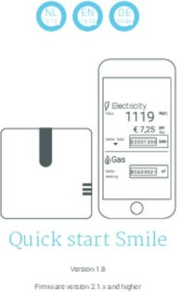 Quick start Smile EN NL - Plugwise
