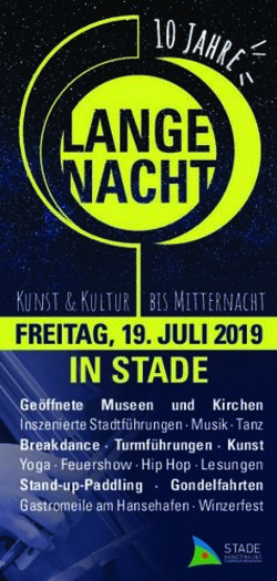 10 Jahre - Stade Tourismus