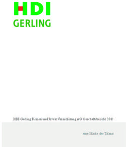 HDI-Gerling Firmen und Privat Versicherung AG Geschäftsbericht 2011 eine Marke der Talanx