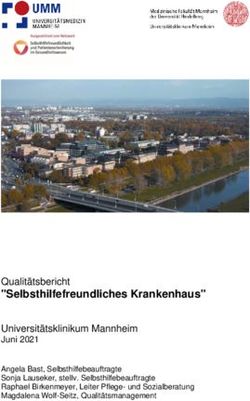 "Selbsthilfefreundliches Krankenhaus" - Qualitätsbericht - "Selbsthilfefreundliches Krankenhaus"