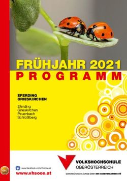 Frühjahr 2021 EFERDING GRIESKIRCHEN - www.vhsooe.at - VHS OÖ