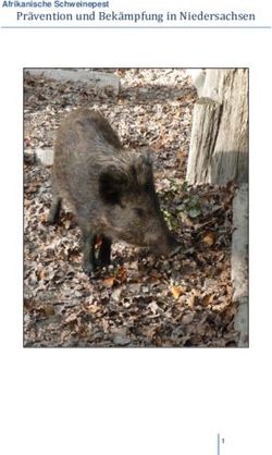 Pr&auml; vention und Bek&auml; mpfung in Nieders&auml;chsen - Afrikanische Schweinepest