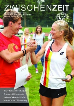 ZWISCHENZEIT VEREINSZEITSCHRIFT DER LAUFSPORTFREUNDE M&Uuml;NSTER - Februar 2018 I Nr. 111 - Laufsportfreunde M&uuml;nster