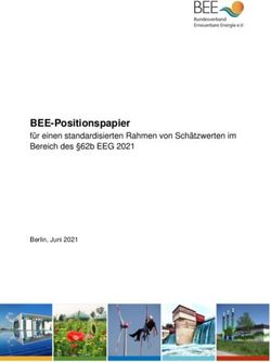 BEE-Positionspapier f&uuml;r einen standardisierten Rahmen von Sch&auml;tzwerten im Bereich des 62b EEG 2021 - Bundesverband Erneuerbare Energie