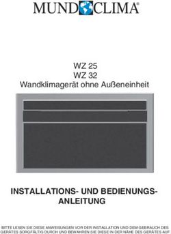 INSTALLATIONS- UND BEDIENUNGS-ANLEITUNG - WZ 25 WZ 32 Wandklimager&auml;t ohne Au&szlig;eneinheit