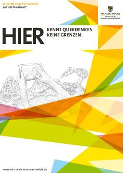 HIER KENNT QUERDENKEN - KEINE GRENZEN. WISSENSCHAFTSSTANDORT SACHSEN-ANHALT - Ministerium f&uuml;r ...