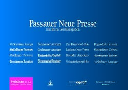 Preisliste Nr. 65 - Die Zeitungen