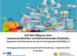 Auf dem Weg zu einer ressourcenleichten und tierschonenden Esskultur