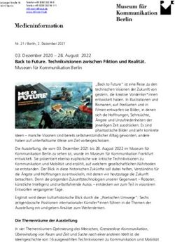 Back to Future. Technikvisionen zwischen Fiktion und Realit&auml;t. 03. Dezember 2020 - 28. August 2022