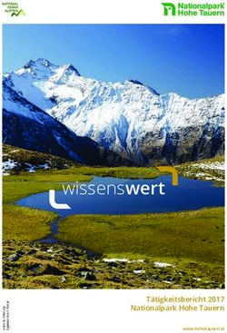 Wissenswert Tätigkeitsbericht 2017 Nationalpark Hohe Tauern - www.hohetauern.at - PARCS.at