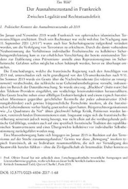 Der Ausnahmezustand in Frankreich - Zwischen Legalität und Rechtsstaatsdefizit - Nomos eLibrary