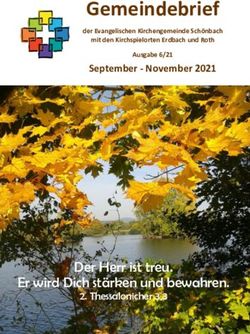 Gemeindebrief - Evangelische Kirchengemeinde Schönbach