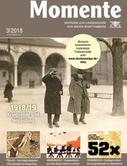 1918/19 Kriegsende und Neuanfang - 3|2018 - Museumsverband Baden-W&uuml;rttemberg