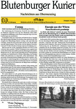 Blutenburger Kurier Nachrichten aus Obermenzing - Nachrichten aus ...
