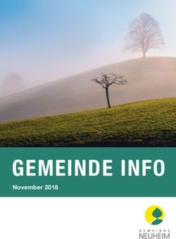 GEMEINDE INFO November 2018 - Gemeinde Neuheim