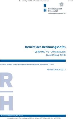 Bericht des Rechnungshofes - VERBUND AG - Anteilstausch (Asset Swap 2013)