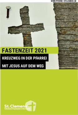 FASTENZEIT 2021 KREUZWEG IN DER PFARREI MIT JESUS AUF DEM WEG - WWW.PFARREI-STCLEMENS.DE - Pfarrei St. Clemens