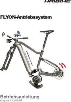 FLYON-Antriebssystem - Betriebsanleitung Ausgabe 05/2019 DE - Winora Group
