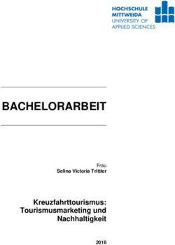 BACHELORARBEIT Kreuzfahrttourismus: Tourismusmarketing und Nachhaltigkeit