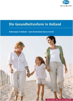 Die Gesundheitsreform in Holland - Änderungen in Holland - kann Deutschland daraus lernen?