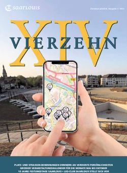 PLATZ- UND STRASSEN-BENENNUNGEN ERINNERN AN VERDIENTE PERS&Ouml;NLICHKEITEN GROSSER VERANSTALTUNGSKALENDER F&Uuml;R DIE MONATE MAI BIS OKTOBER 10 JAHRE ...