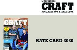 RATE CARD 2020 - Meininger Verlag