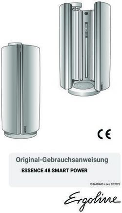 Original-Gebrauchsanweisung - ESSENCE 48 SMART POWER - JK-Global Service