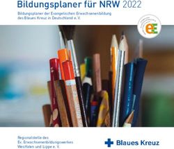 Bildungsplaner für NRW 2022 - Blaues Kreuz